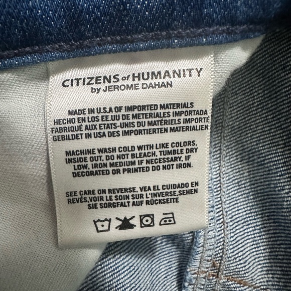 Citizens of Humanity Cherie High Rise Frampton Blue Wash
Flare Denim Jeans - Picture 7 of 7
